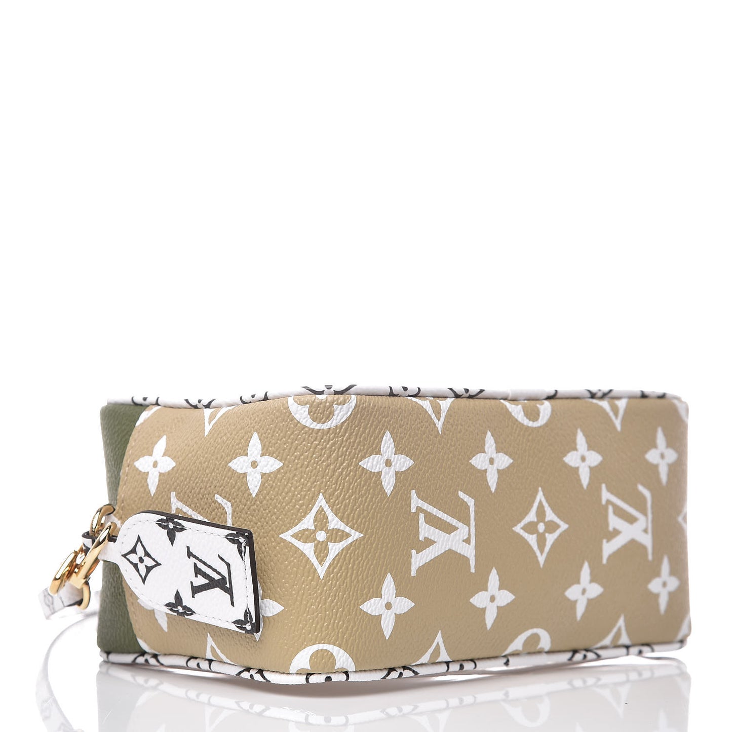 Monogram Giant Beach Pouch Kaki