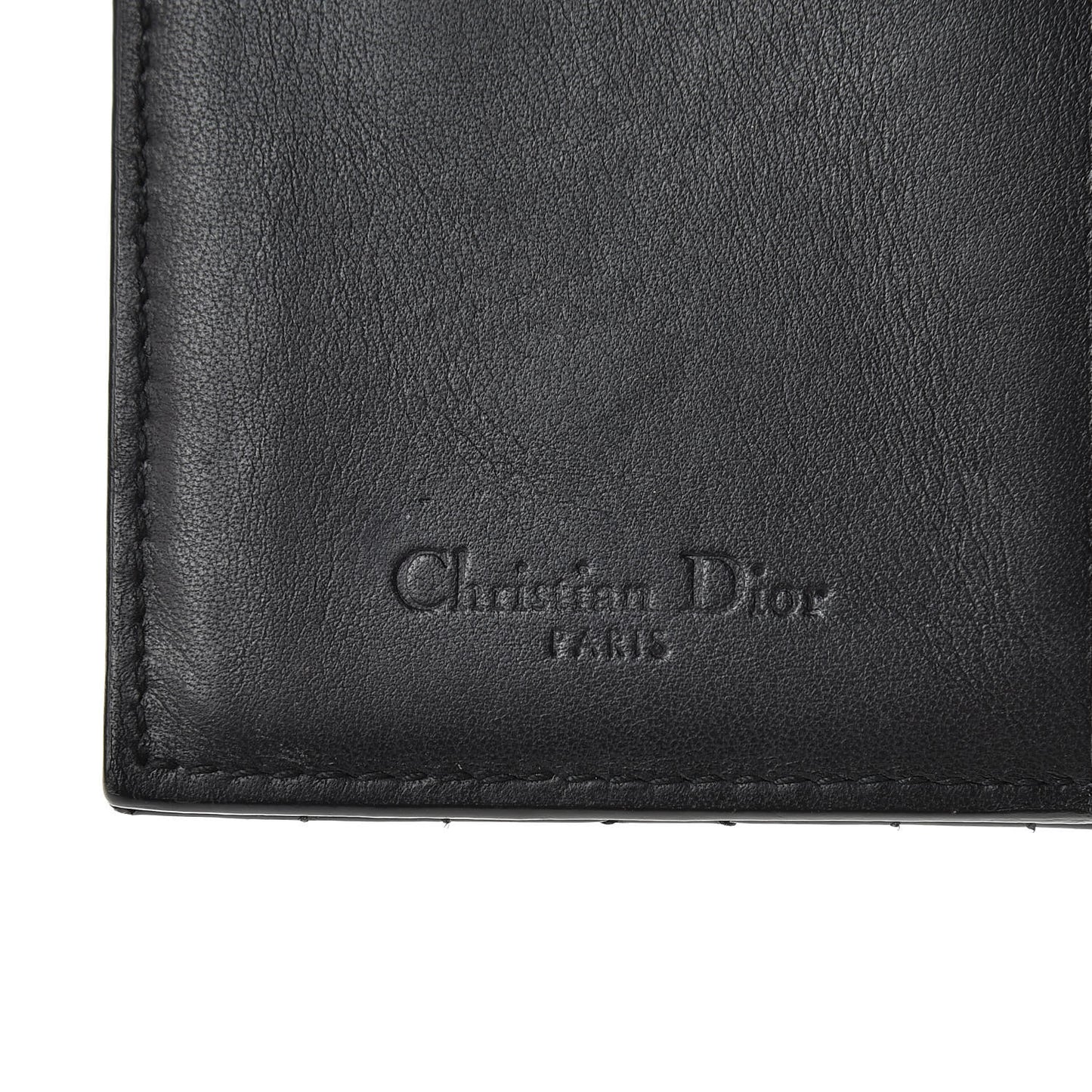 Patent Cannage Lady Dior Eden Wallet Black