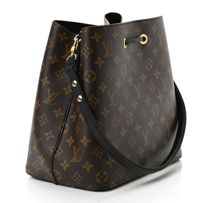Louis Vuitton Monogram Neonoe MM Black 3 of 10