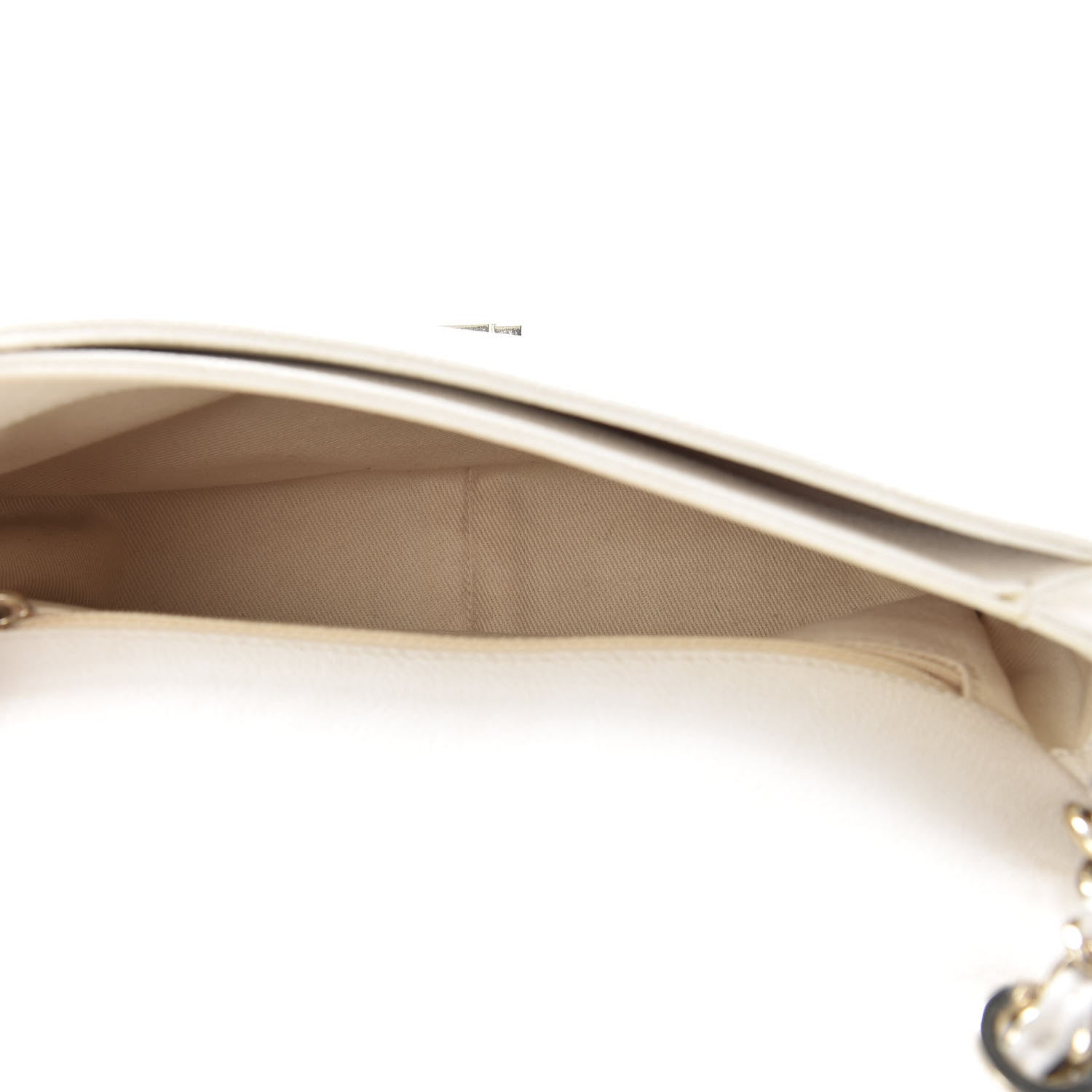 Chanel Grained Calfskin Quilted Medium Cuba Top Handle Flap Ivory 4 of 12