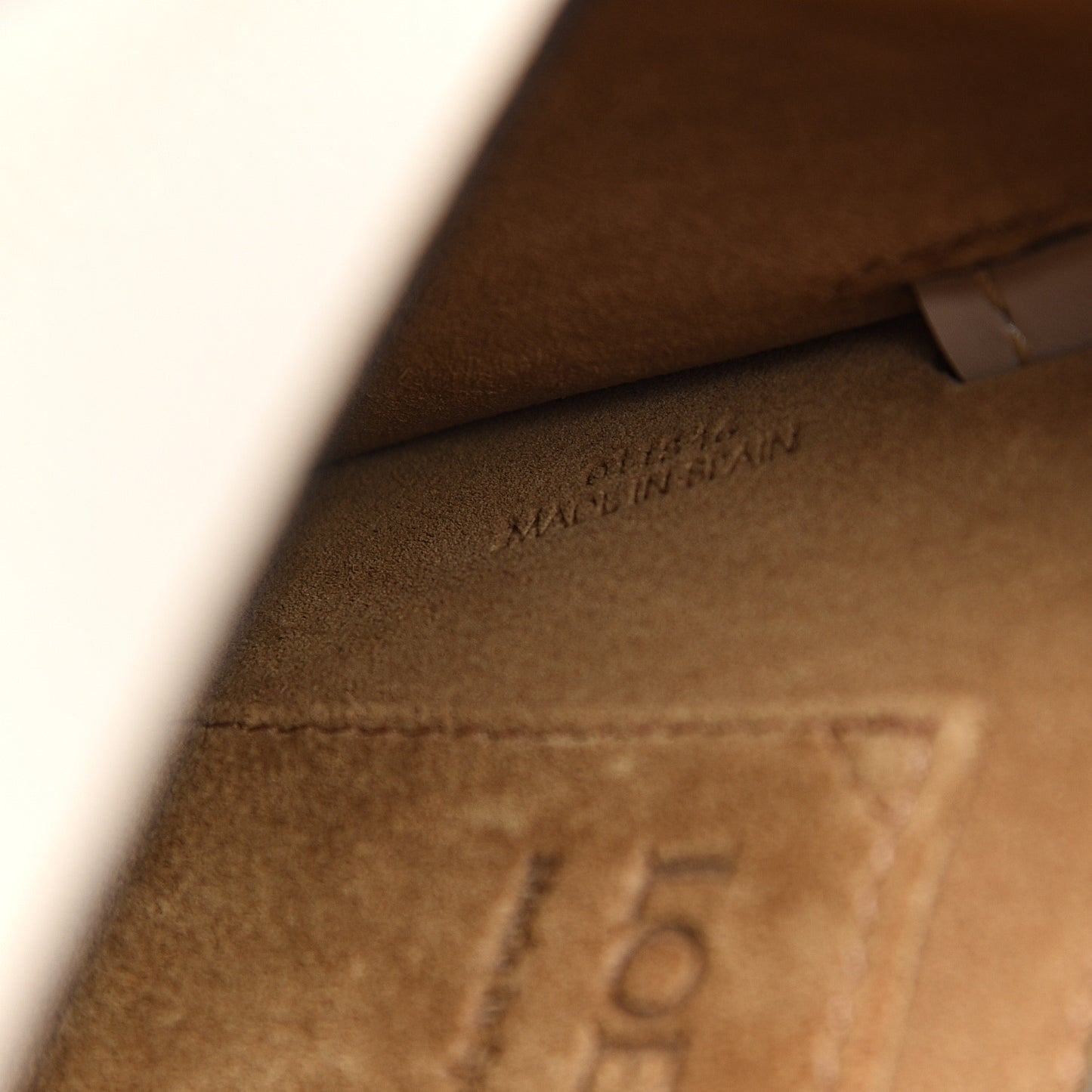 Grained Calfskin Small Gate Crossbody Bag Light Oat