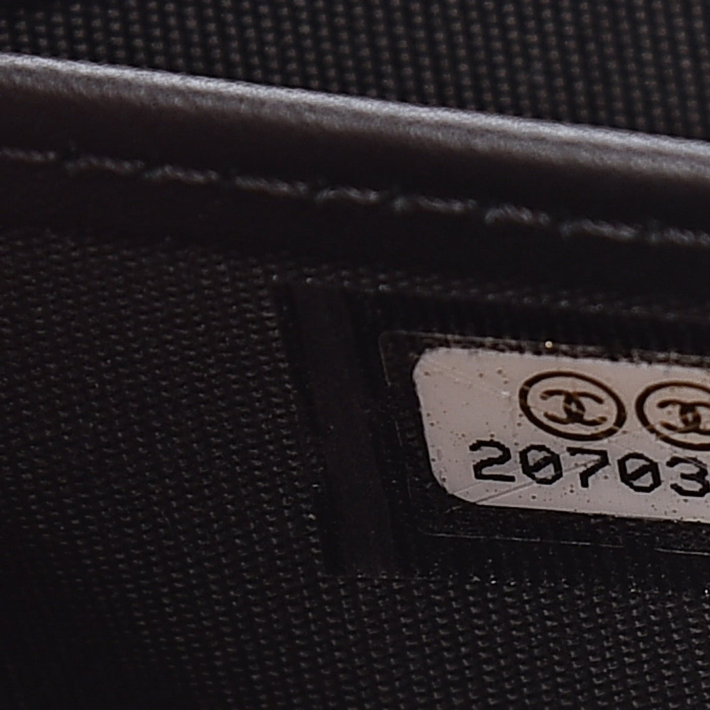 Glazed Calfskin Quilted Coco Boy Large Gusset Flap Wallet Black