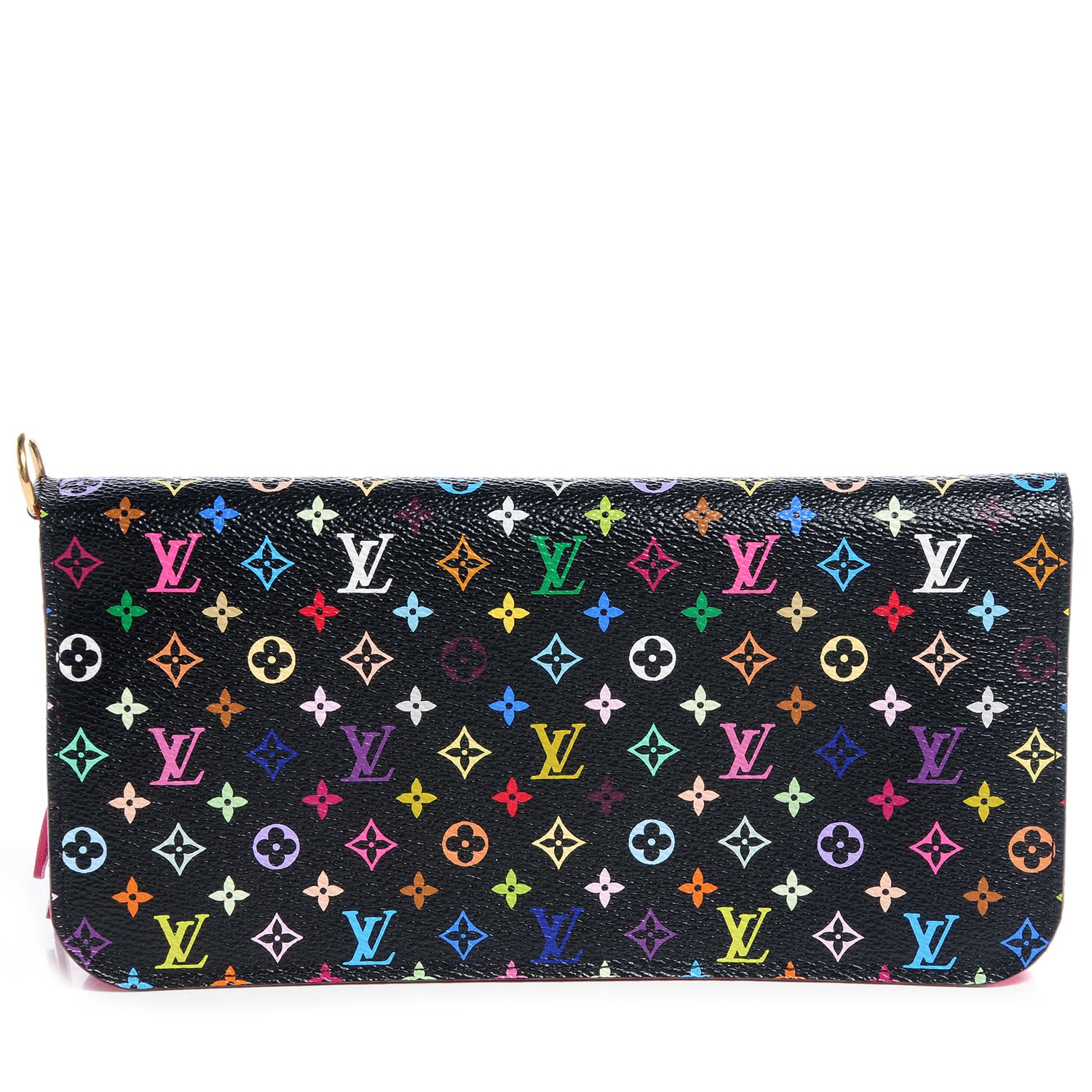 Louis Vuitton Monogram Multicolor Insolite Wallet Black Grenade 1 of 8