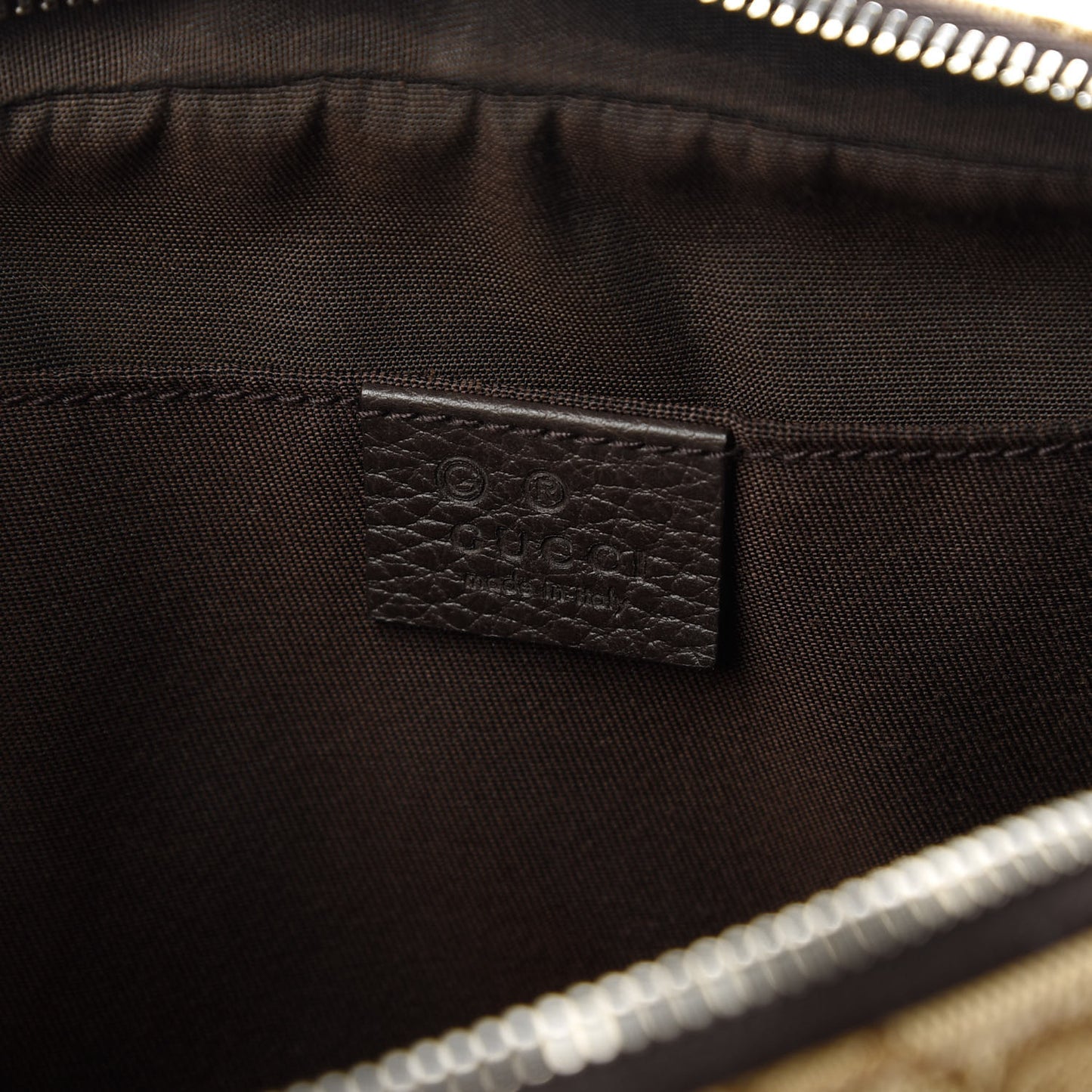 Monogram Belt Bag Dark Brown