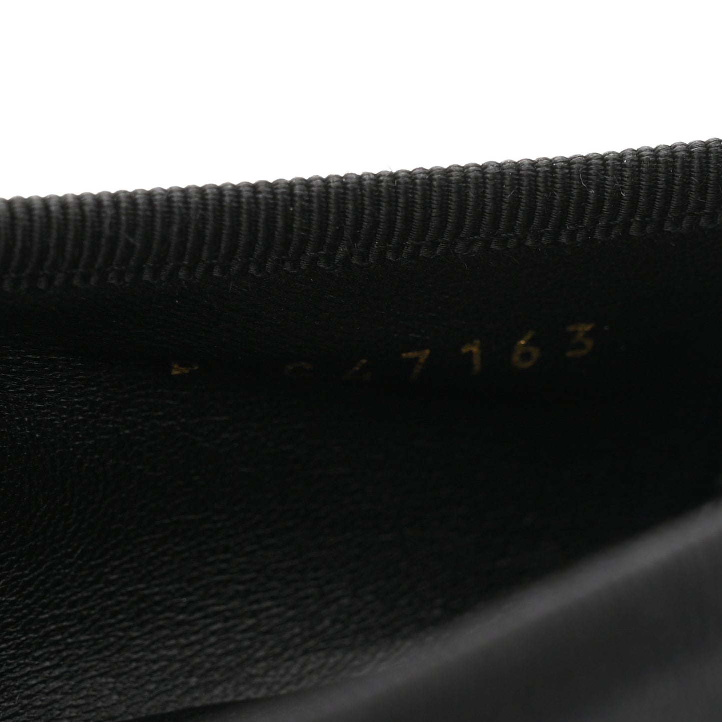 Lambskin Quilted CC Cambon Ballet Flats 38.5 Black White