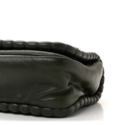 Chanel Calfskin Medium On the Bund Flap Dark Khaki 10 of 10
