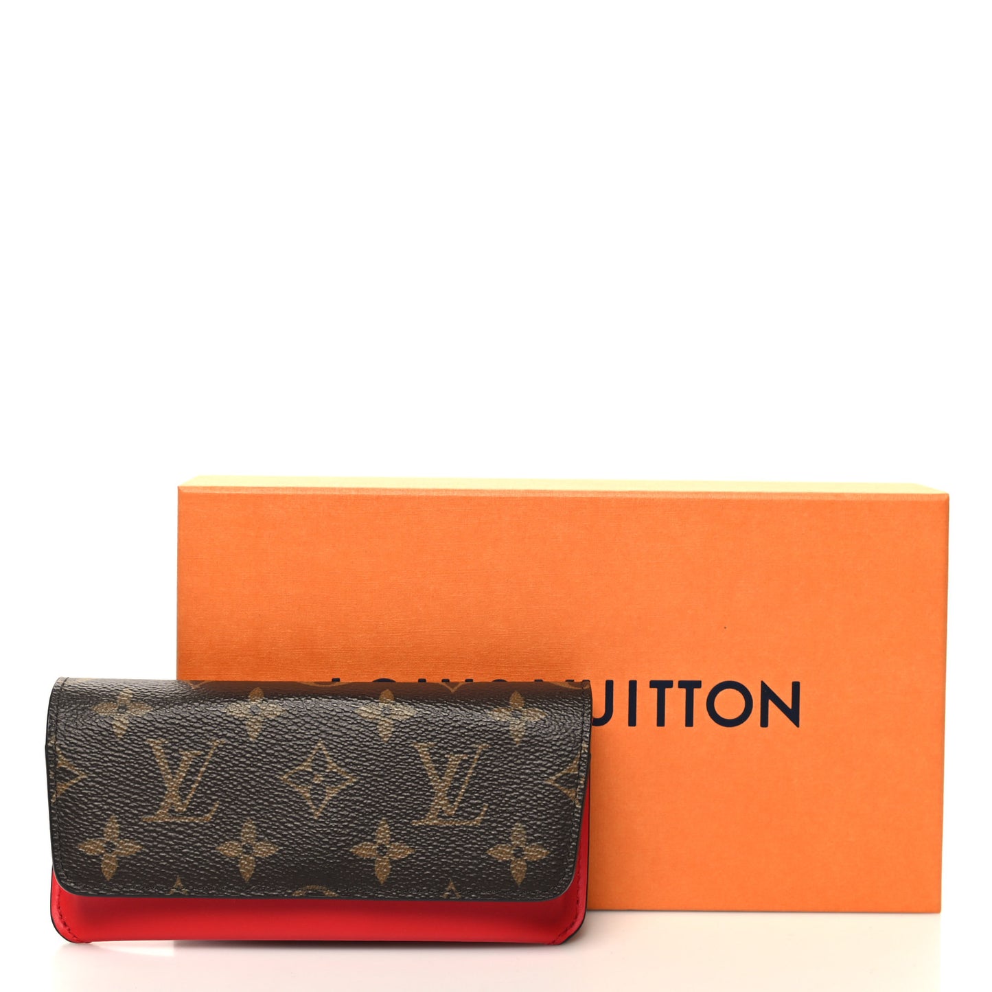 Monogram Woody Sunglass Case Rouge