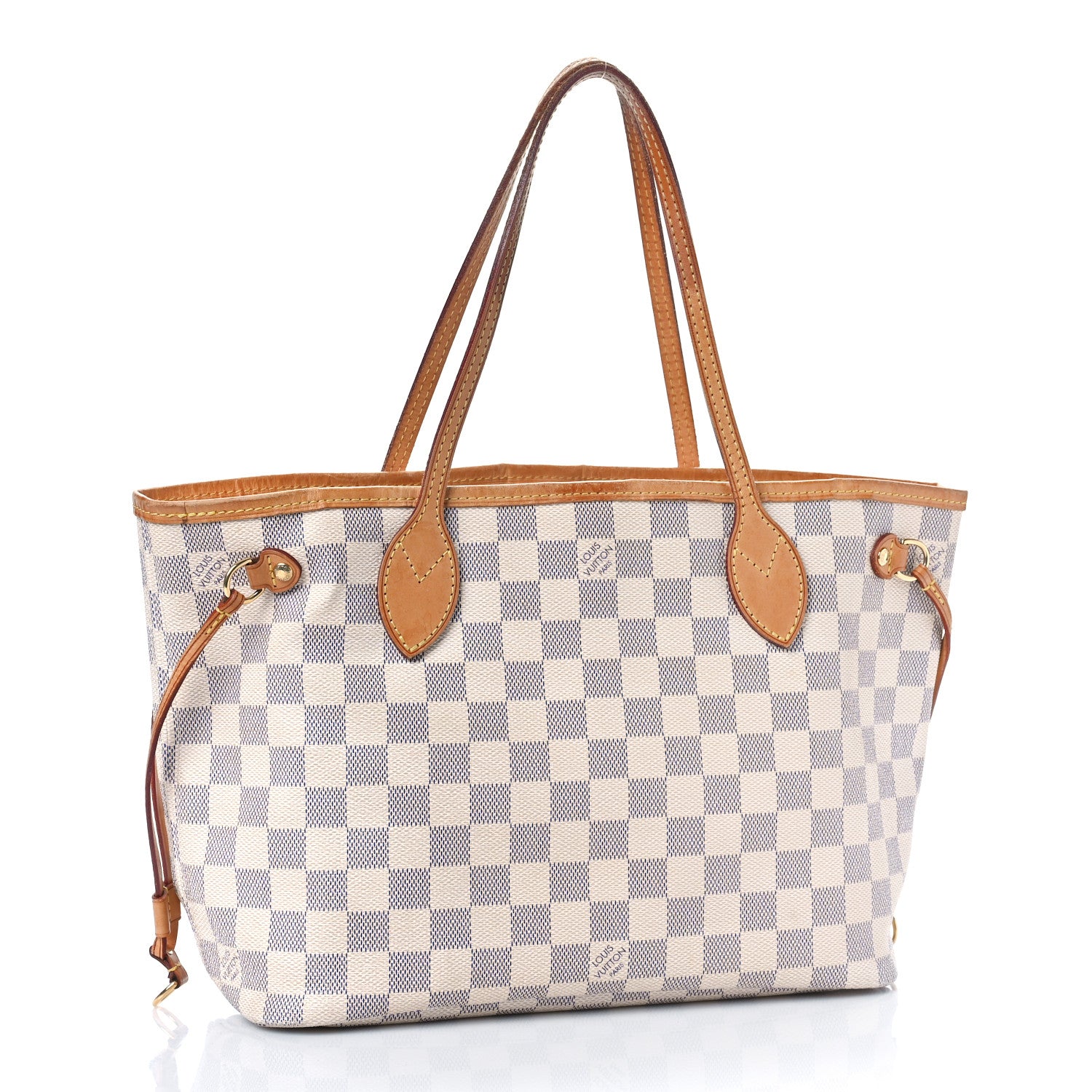 Louis Vuitton Damier Azur Neverfull PM 3 of 14