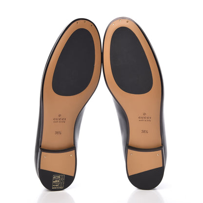 Gucci Calfskin Womens Jordaan Loafers 38.5 Black 5 of 8