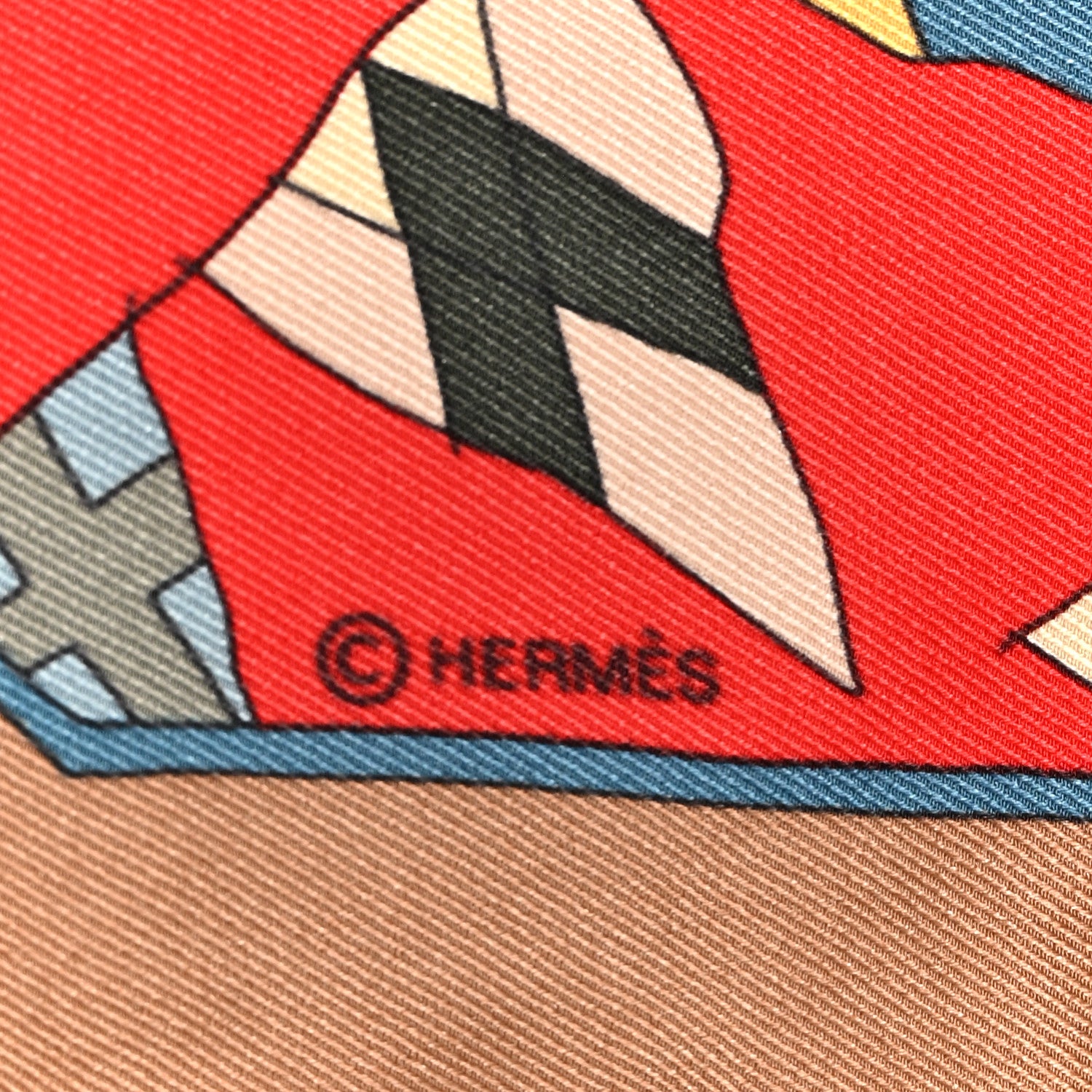 Hermes Silk Vintage Un Amour de Cheval Scarf 65 4 of 6