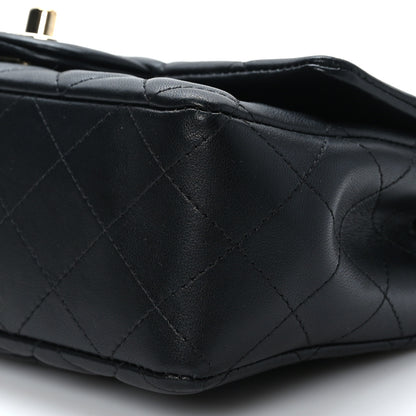 Chanel Lambskin Quilted Mini Rectangular Flap Black 9 of 11