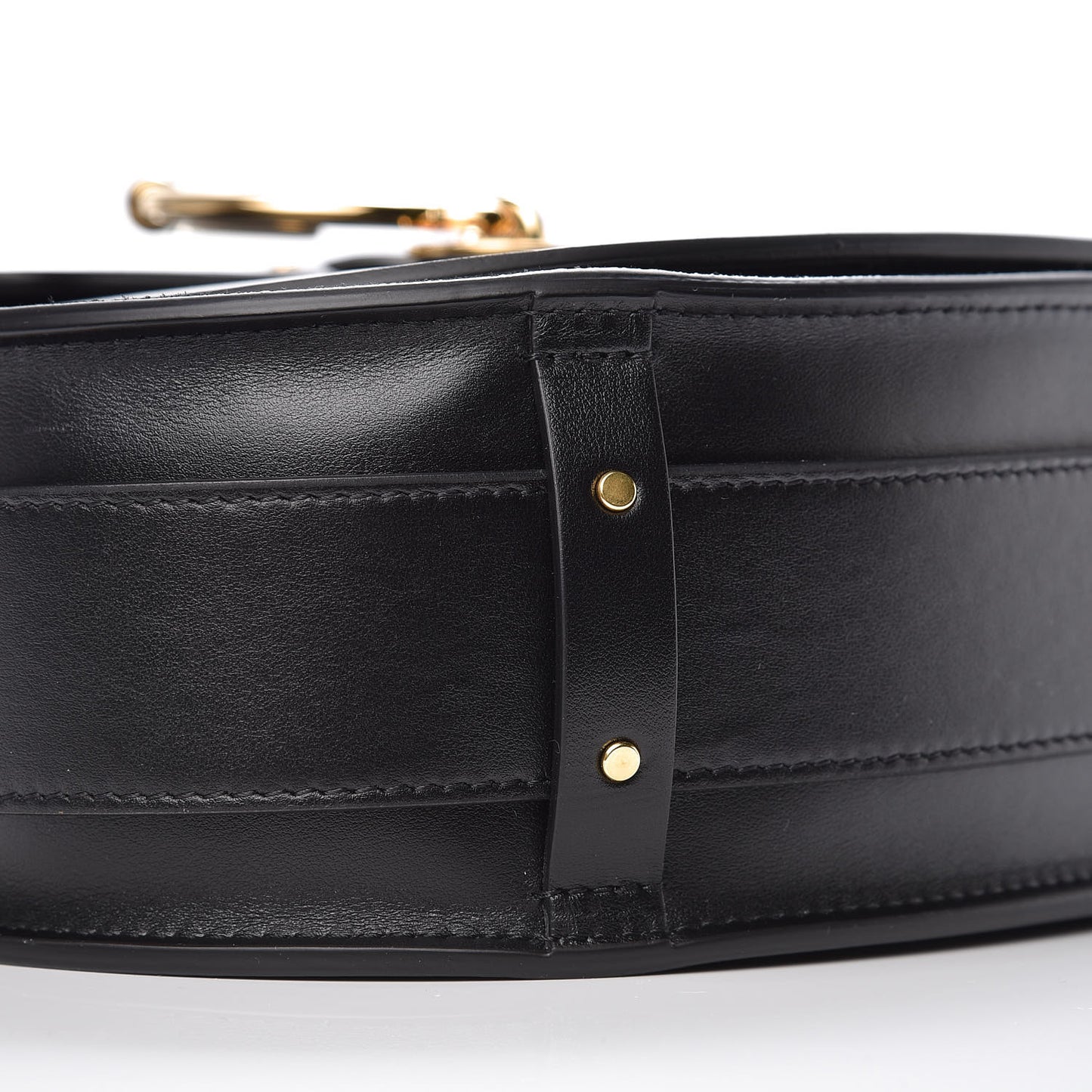 Calfskin Suede Large Tess Bag Black