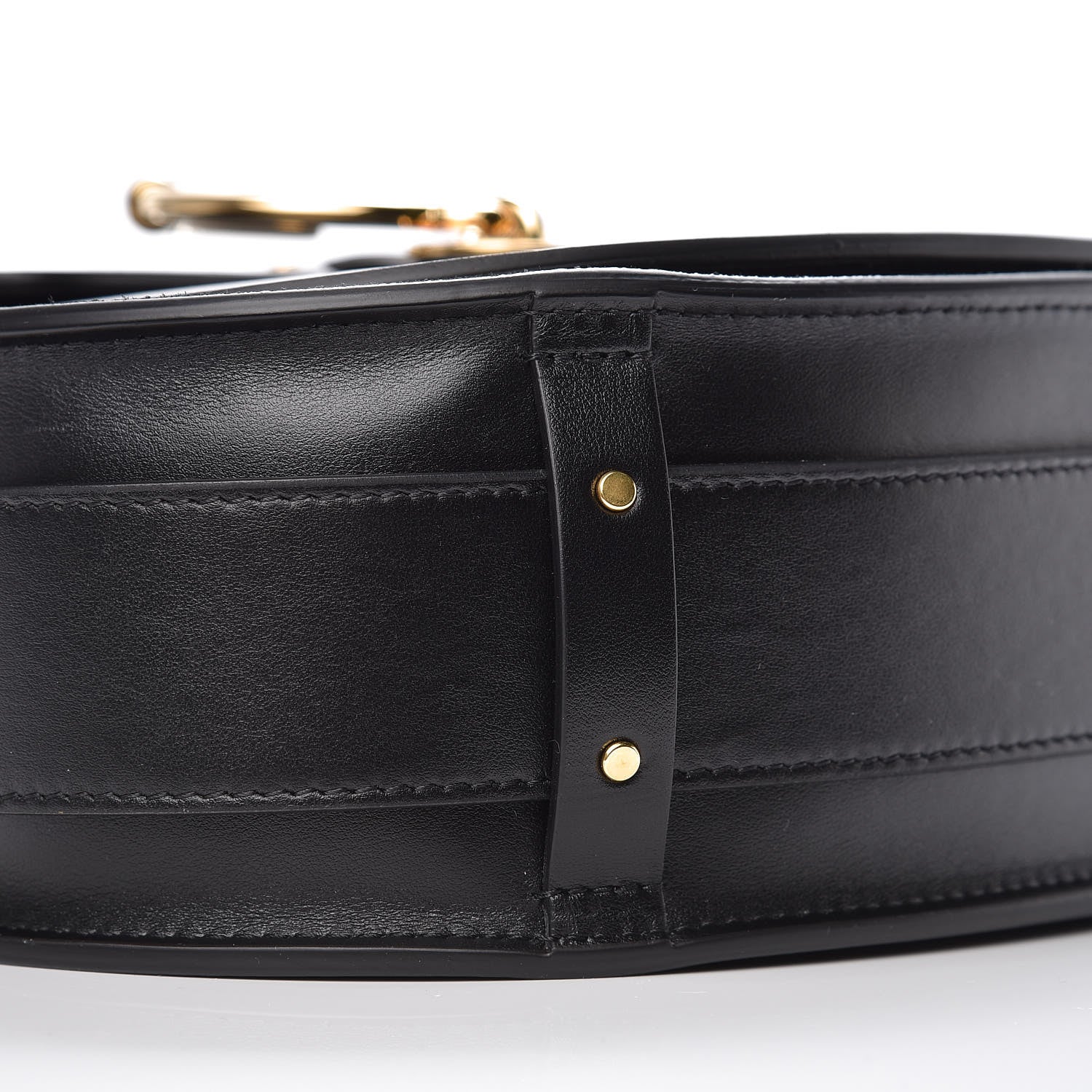 Chloe Calfskin Suede Large Tess Bag Black 7 of 8