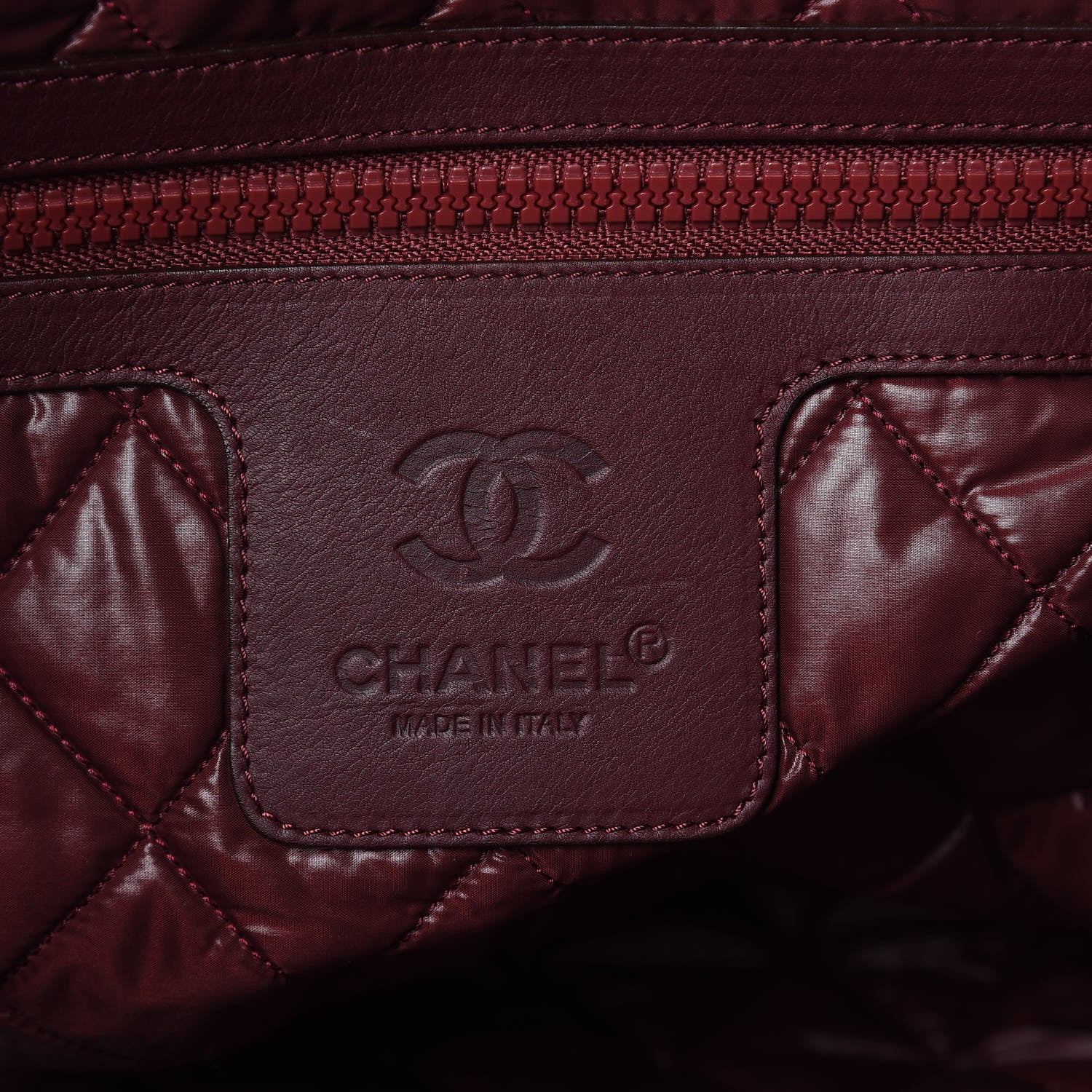 Chanel Nylon Quilted Medium Coco Cocoon Reversible Tote Grey 9 of 16