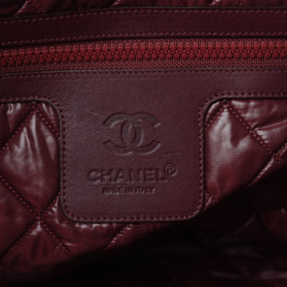 Chanel Nylon Quilted Medium Coco Cocoon Reversible Tote Grey 9 of 16