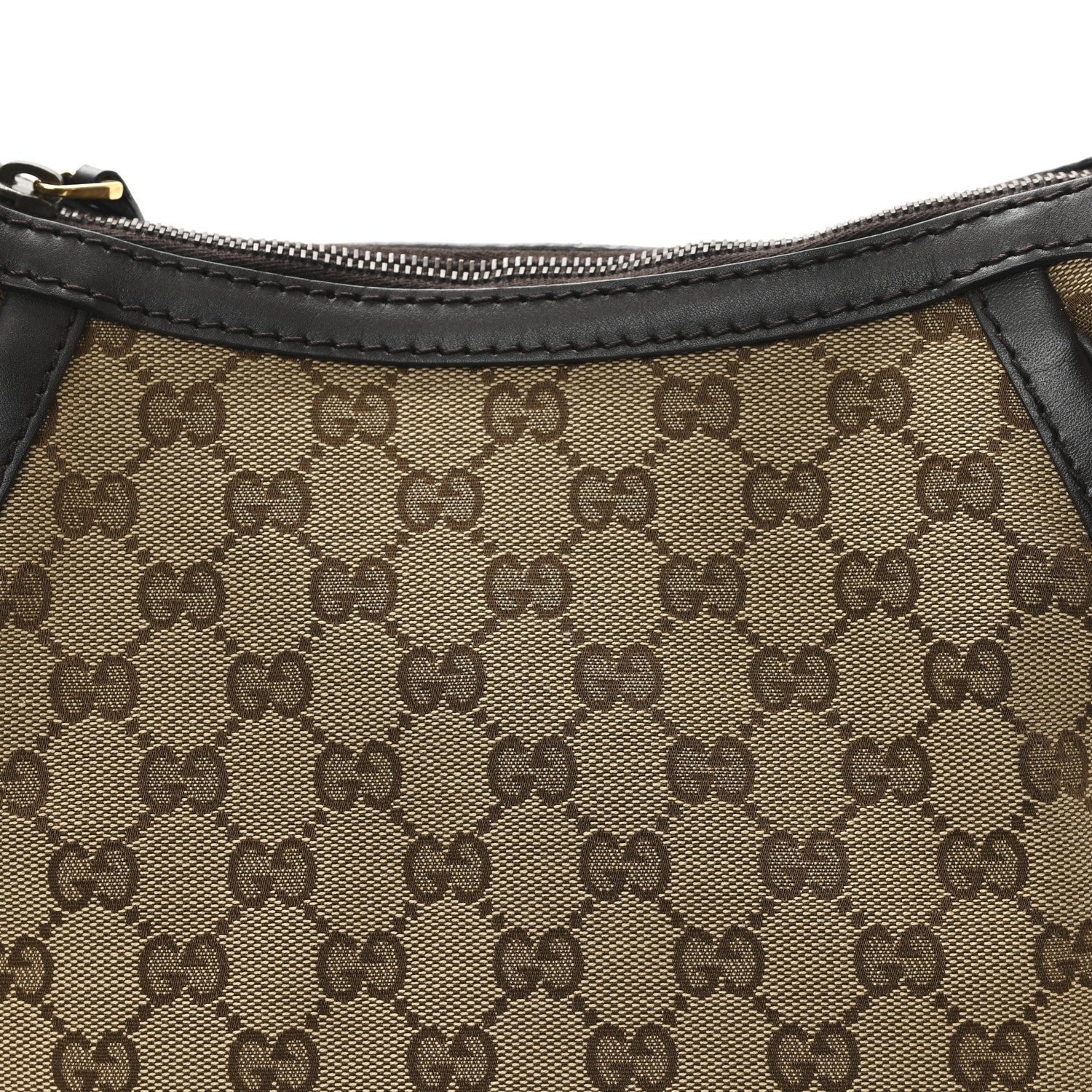 Gucci Monogram Small Scarlett Studded Interlocking G Hobo Dark Brown 8 of 11
