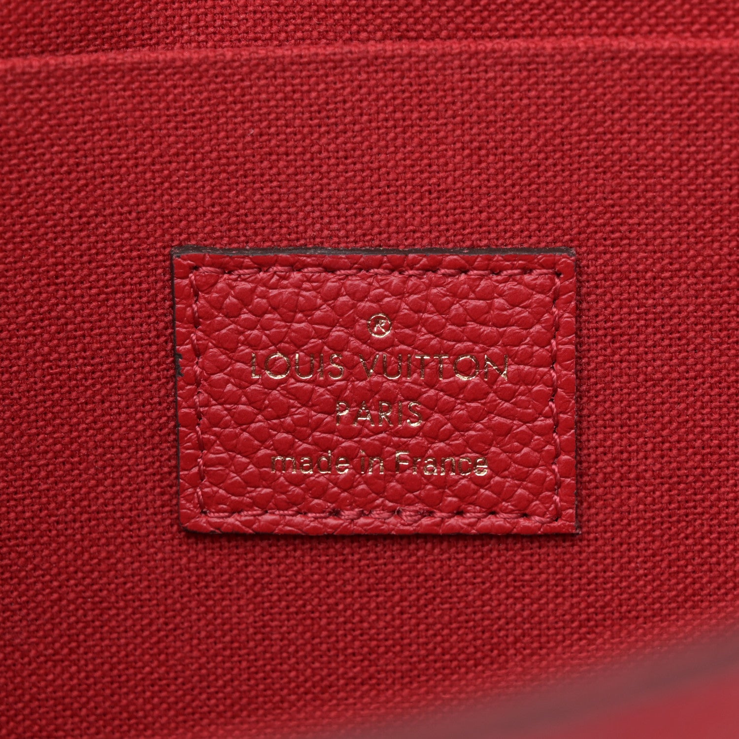 Louis Vuitton Empreinte Pochette Felicie Chain Wallet Scarlet 7 of 15