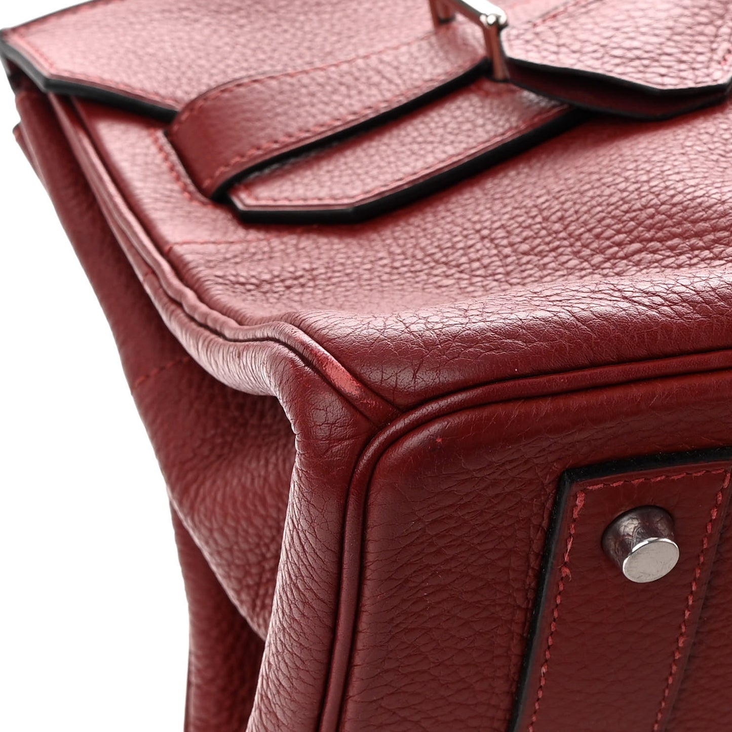 Taurillon Clemence JPG Birkin 42 Rouge H