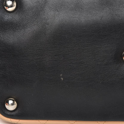 Chanel Calfskin Quilted Large Cambon Tote Beige Black 9 of 15