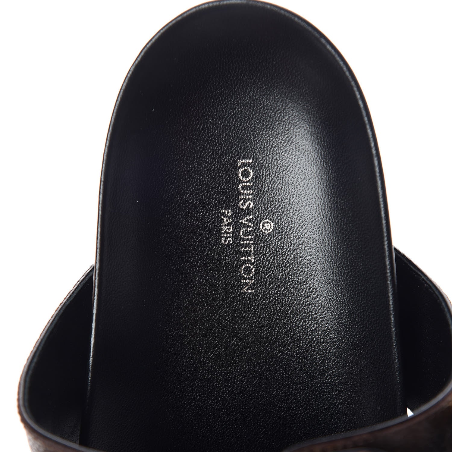 Louis Vuitton Monogram Bom Dia Mule Sandals 40 Black 6 of 8