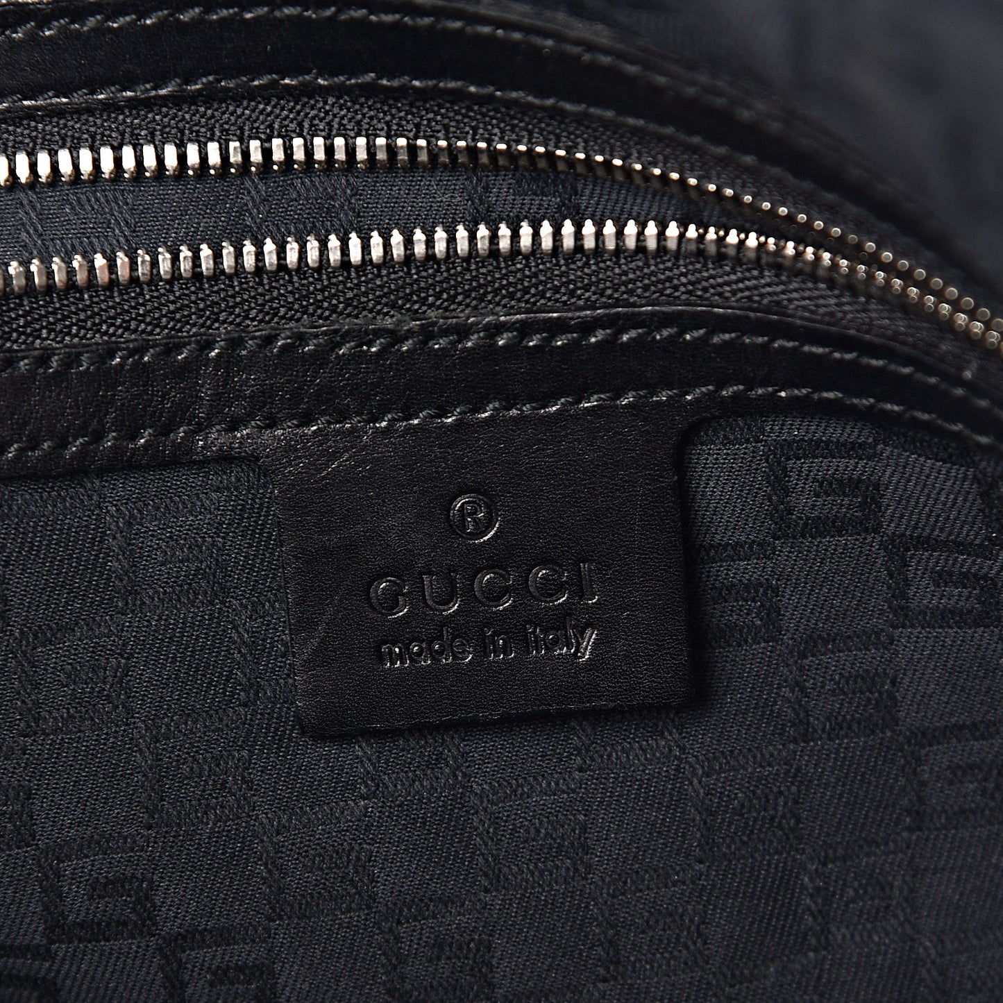 Perforated Calfskin Reins Tote Black
