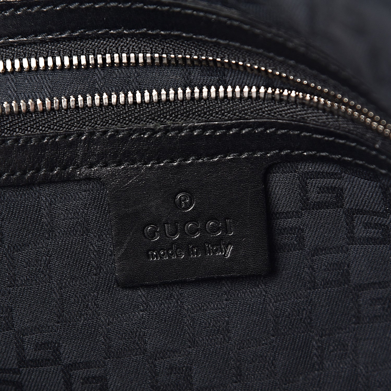 Gucci Perforated Calfskin Reins Tote Black 6 of 12