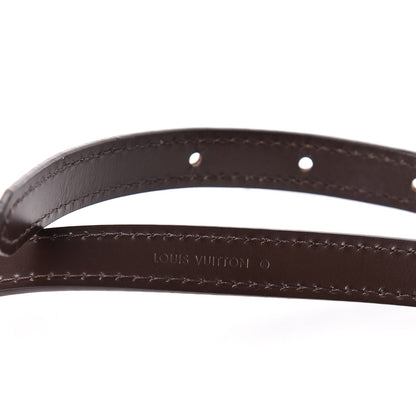 Louis Vuitton Calfskin 16mm Adjustable Shoulder Strap Brown 3 of 6