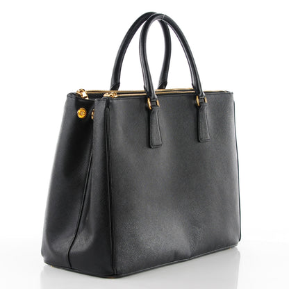 Prada Saffiano Large Galleria Double Zip Tote Black 5 of 11