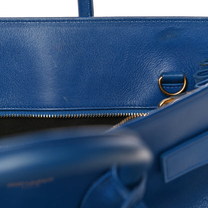 Saint Laurent Calfskin Small Sac De Jour Outremer 13 of 27