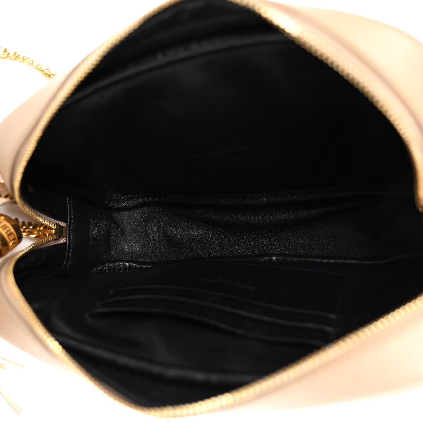 Grain De Poudre Matelasse Monogram Mini Lou Camera Bag Dark Beige