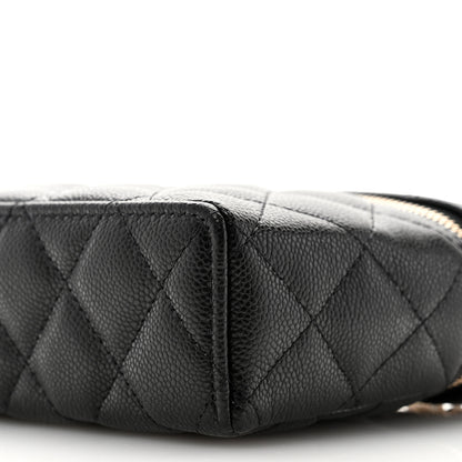 Chanel Caviar Quilted Top Handle Slim Vanity With Chain Black 9 of 10