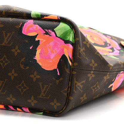 Louis Vuitton Monogram Roses Neverfull MM 10 of 11