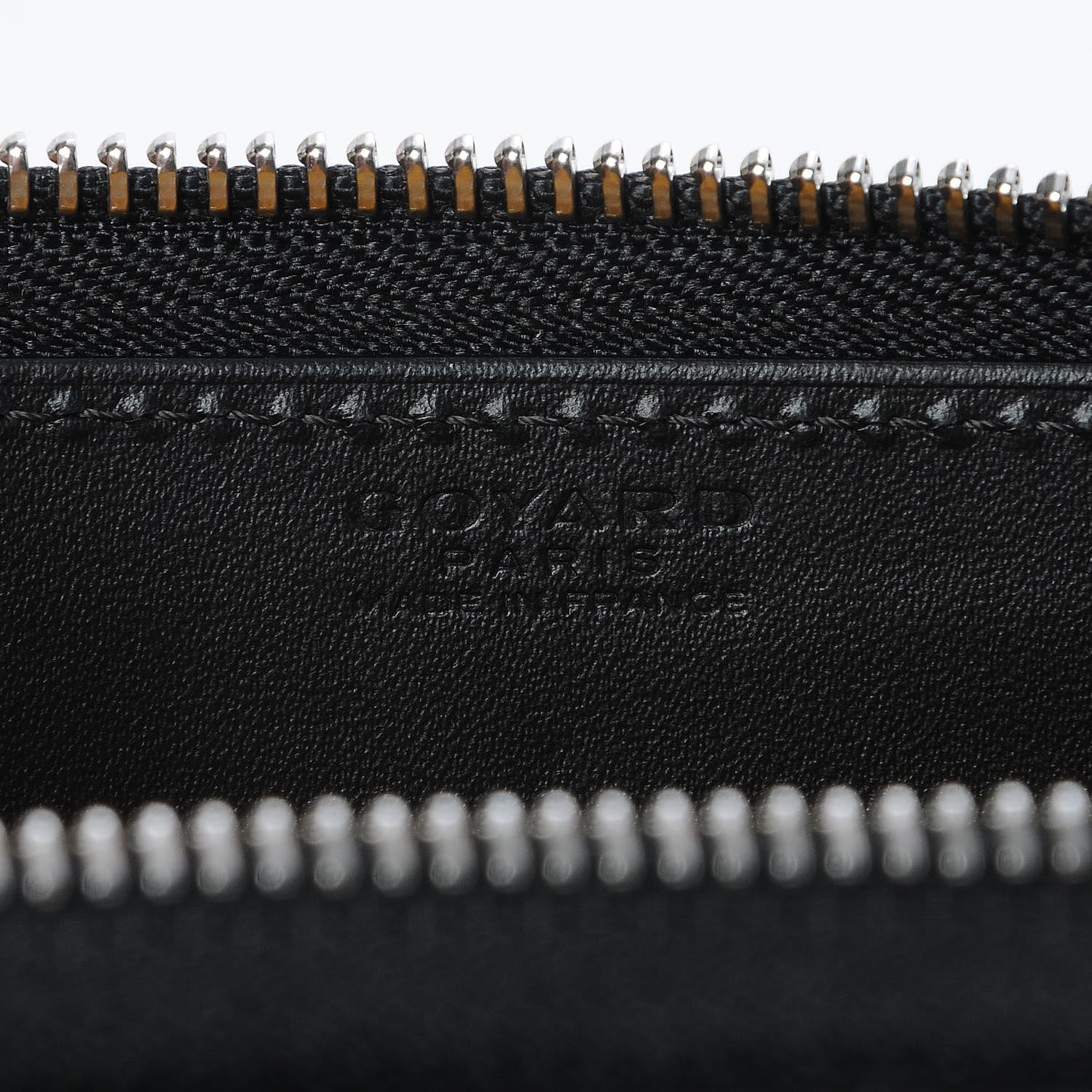 Goyard Goyardine Matignon Zip Around GM Wallet Black 6 of 7