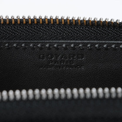 Goyard Goyardine Matignon Zip Around GM Wallet Black 6 of 7