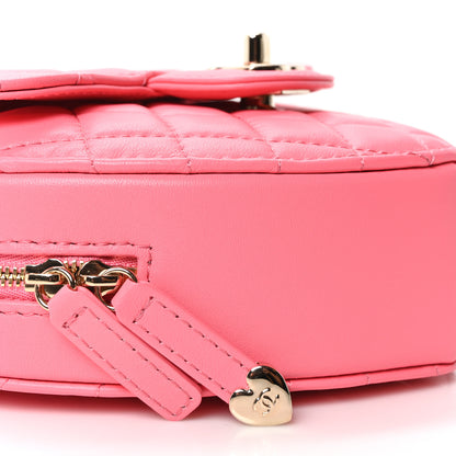 Chanel Lambskin Quilted CC In Love Heart Bag Pink 9 of 10