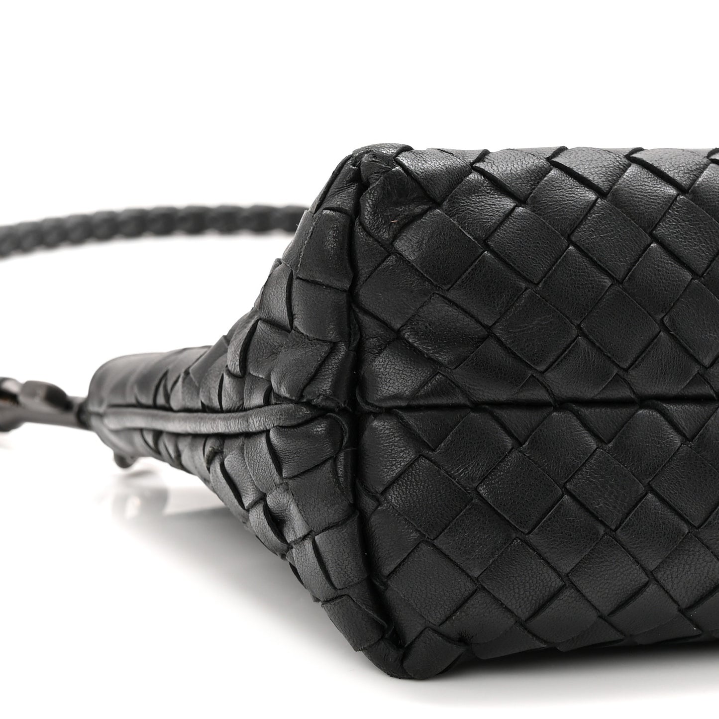 Nappa Intrecciato Mini Shoulder Bag Black