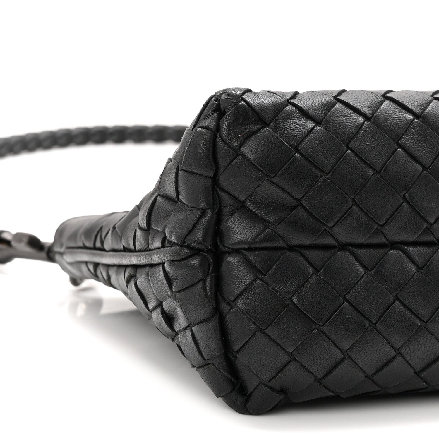 Bottega Veneta Nappa Intrecciato Mini Shoulder Bag Black 9 of 10
