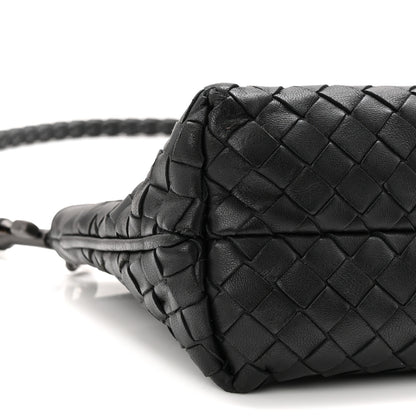 Bottega Veneta Nappa Intrecciato Mini Shoulder Bag Black 9 of 10