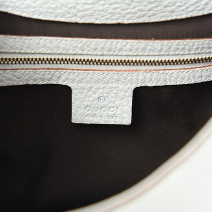 Gucci Calfskin Junco Shoulder Bag White 6 of 16