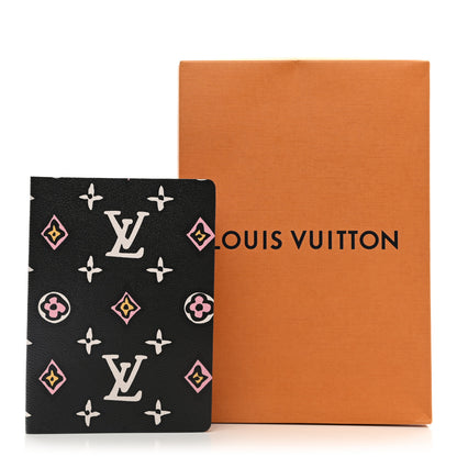 Louis Vuitton Monogram Wild At Heart Clemence Notebook Black 6 of 6