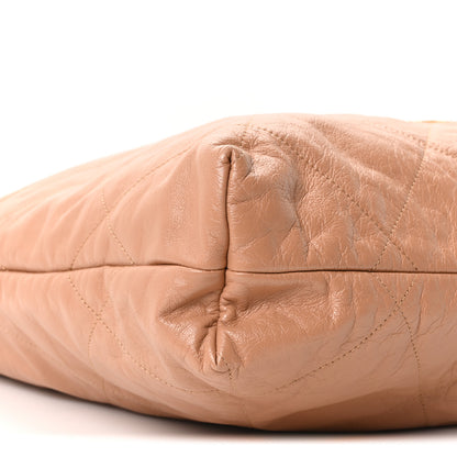 Chanel Shiny Calfskin Quilted Large Chanel 22 Brown 10 of 11