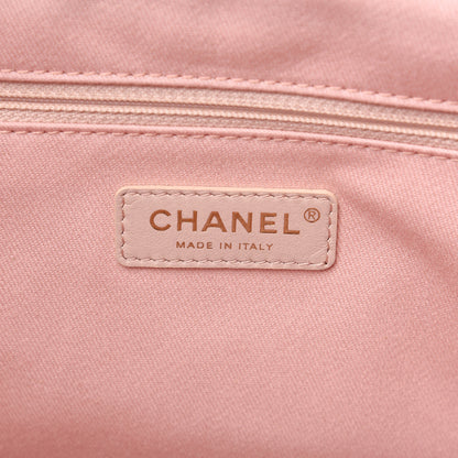 Chanel Mixed Fibers Calfskin Medium Deauville Tote Rose Pink 5 of 9