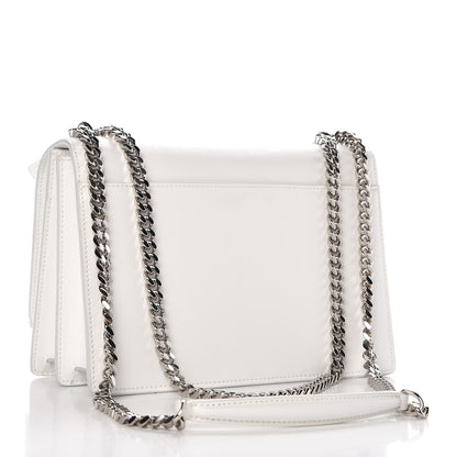 Saint Laurent Calfskin Medium Monogram Sunset Dove White 3 of 11