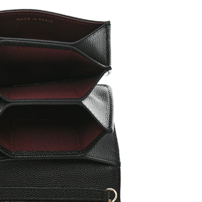 Chanel Caviar Quilted Flap Card Holder On Chain Black 5 of 9
