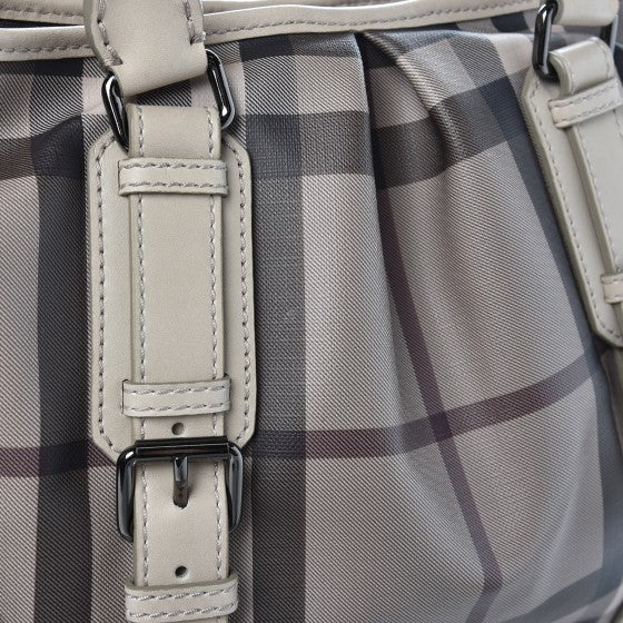 Burberry Smoked Check Small Northfield Tote Trench 14 of 16
