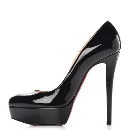 Christian Louboutin Patent Bianca 140 Pumps 38 Black 1 of 13