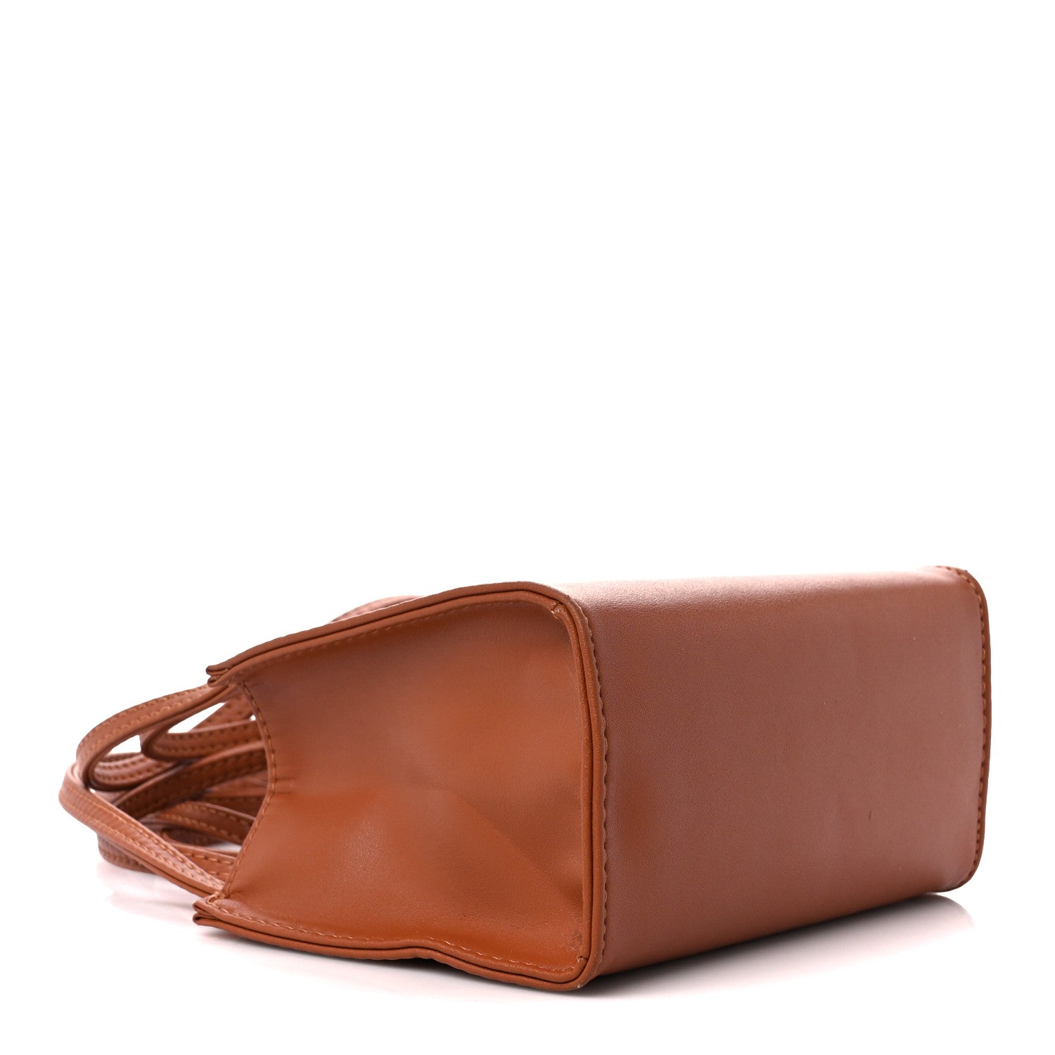 Telfar Vegan Leather Small Shopping Bag Tan 4 of 11