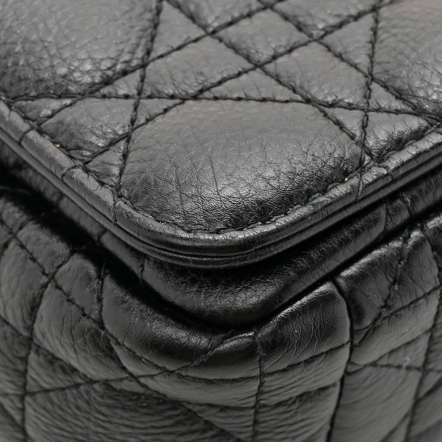 Christian Dior Calfskin Cannage Small Caro Bag Black 11 of 13