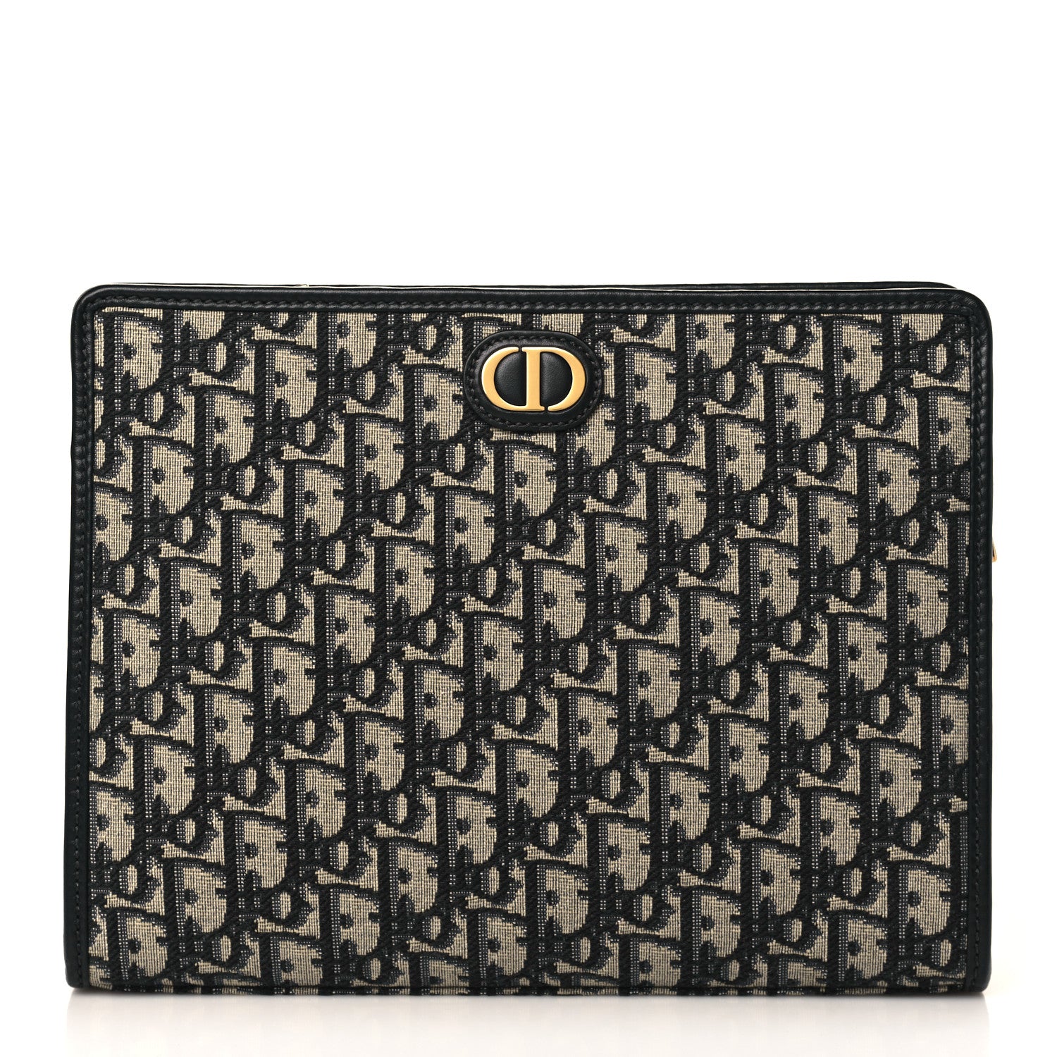 Christian Dior Oblique 30 Montaigne Pouch Blue 1 of 10