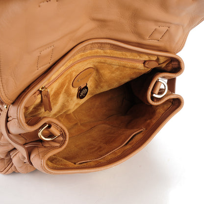 Mulberry Nappa Quilted Medium Alexa Deer Brown 5 of 9